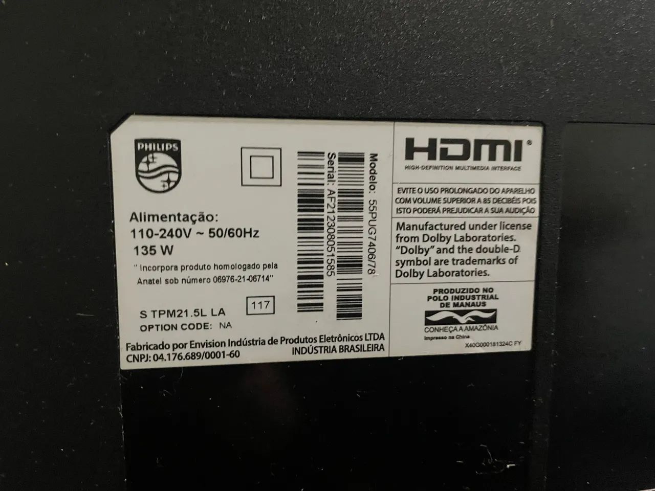 VENDO TV COM DISPLAY QUEBRADO - Foto 4