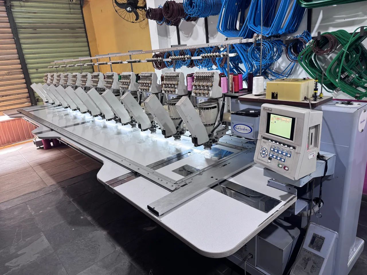 Máquina de Bordar Barudan 12 cabeças  - Foto 6