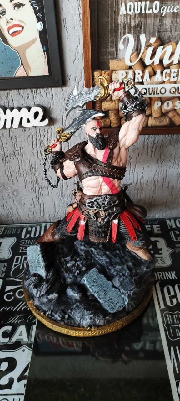 Kratos God of War - action figue - Foto 5