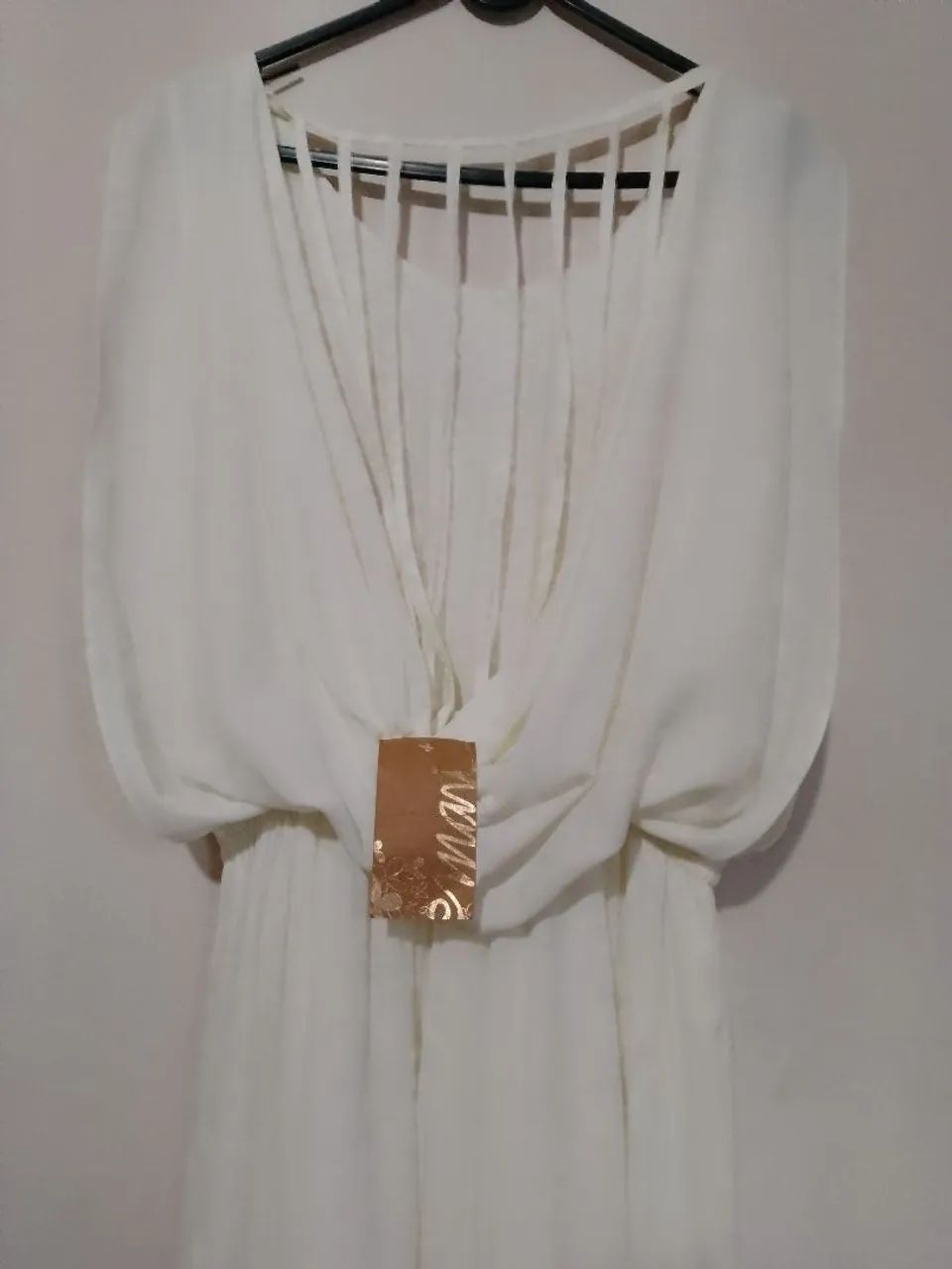 Macacão blusado EMANI off white