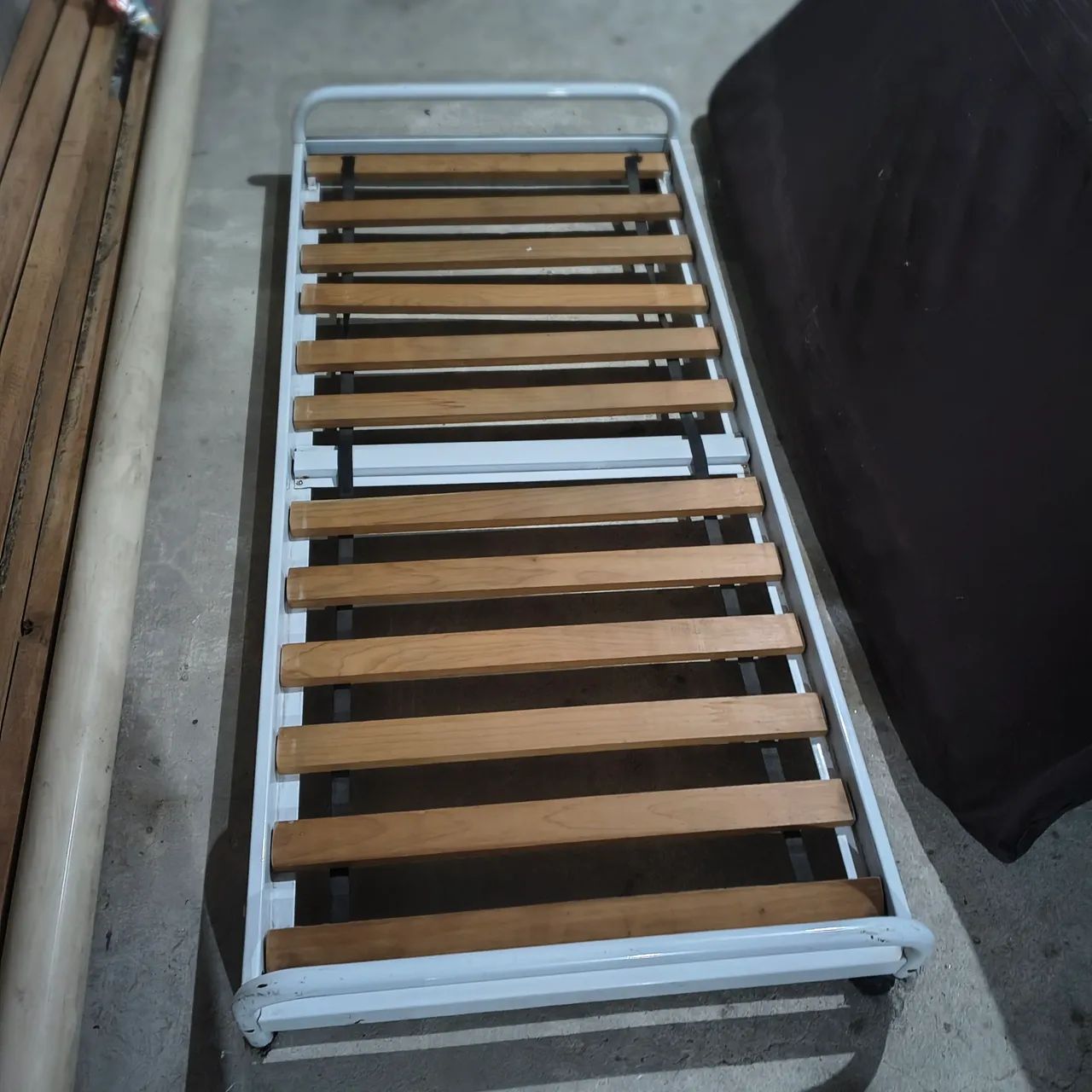 Cama auxiliar de ferro c/colchao - Foto 3