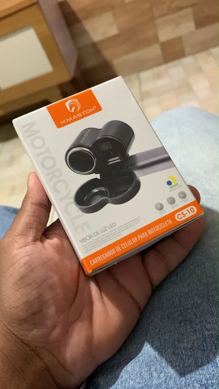 Carregador celular para moto 