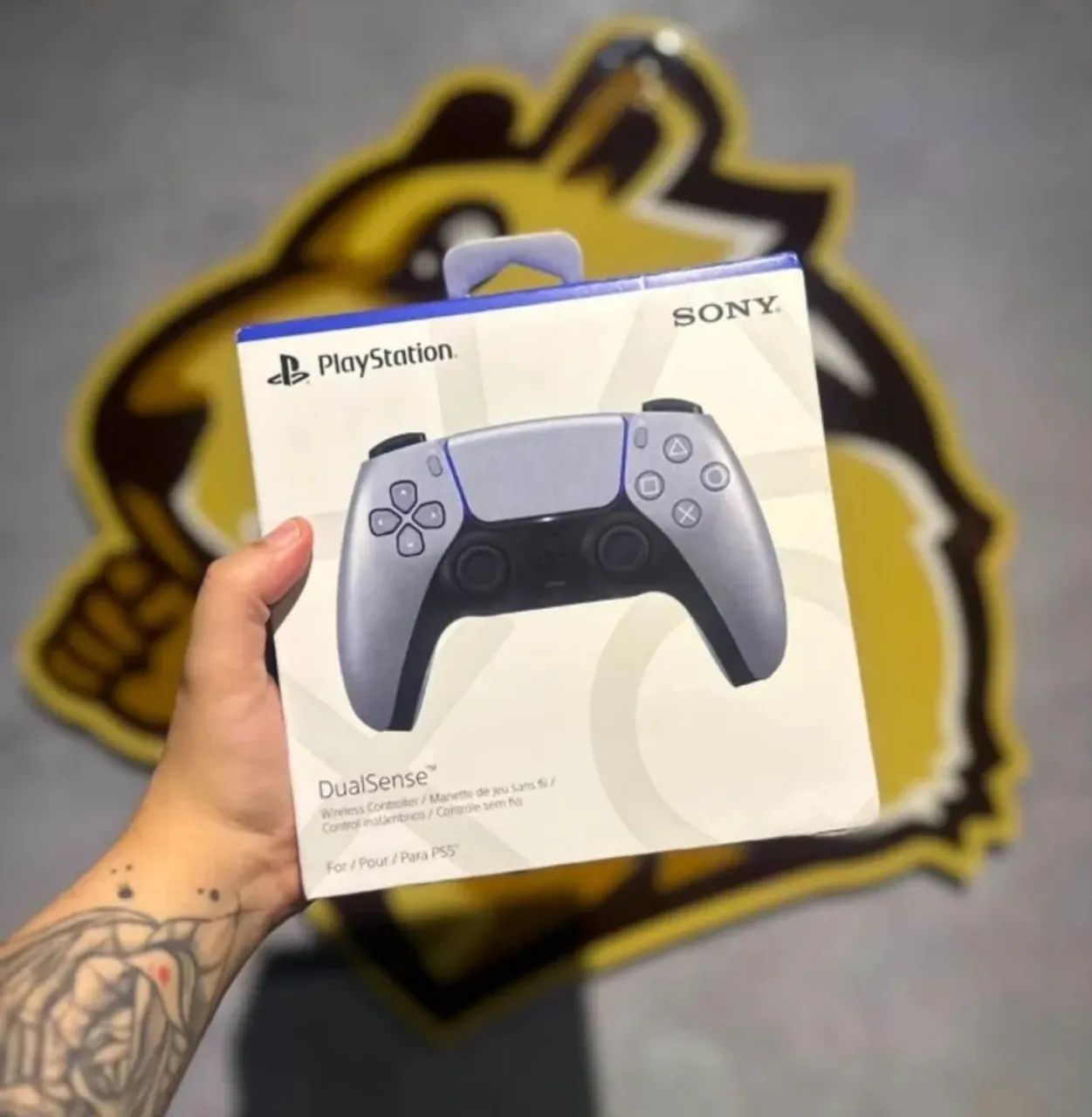 Controle Dual Sense Silver PS5 - Foto 2