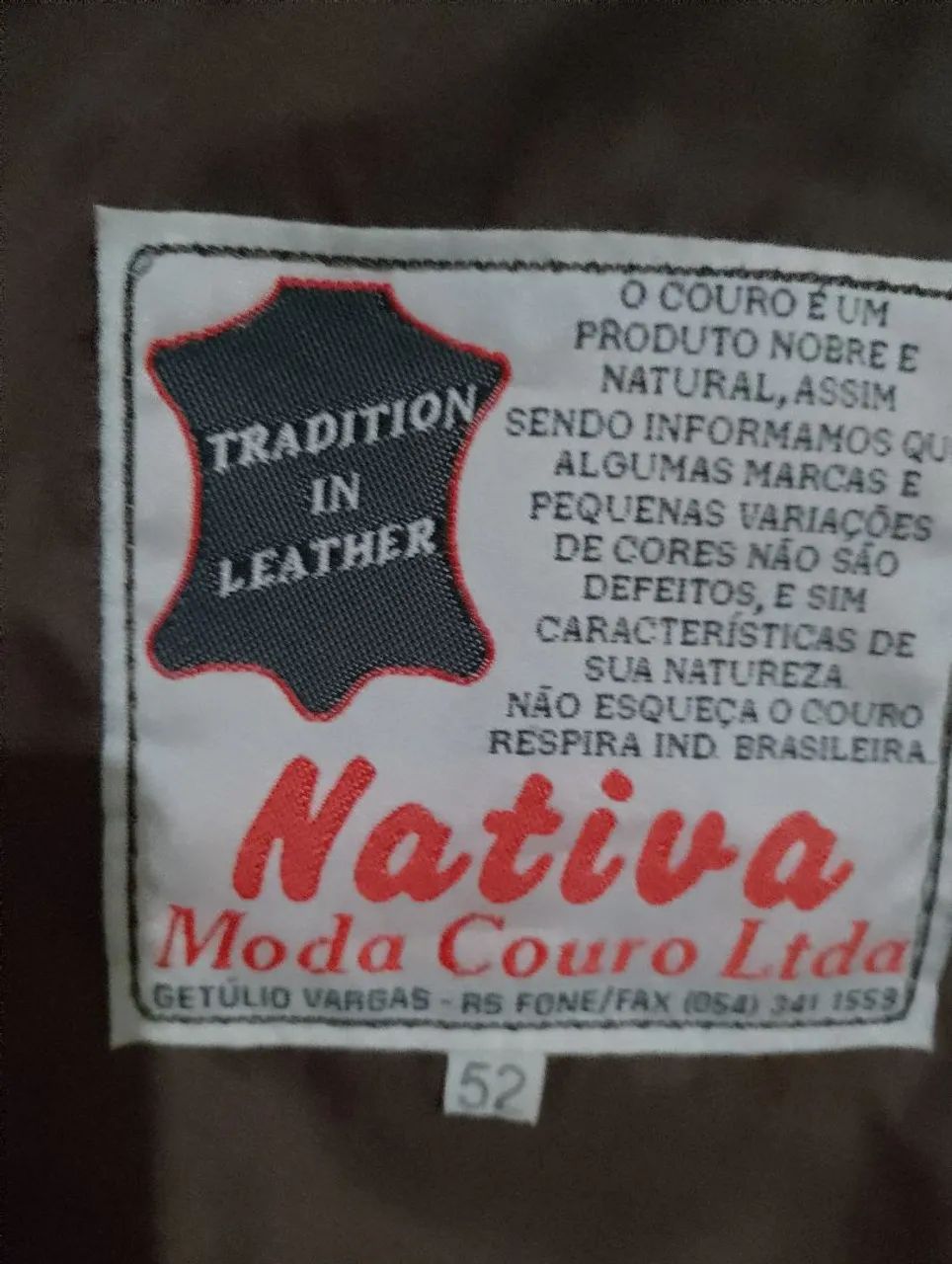 JAQUETA DE COURO LEGÍTIMO  - Foto 3