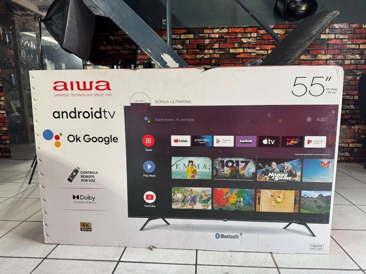 Tv smart Android 55 polegadas lacrada 