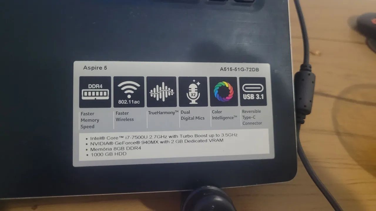 Acer Aspire 5   i7  - Foto 2