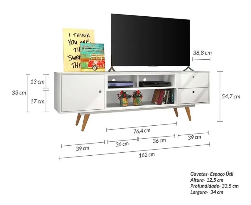 Rack com Gavetas e Nichos - Foto 4