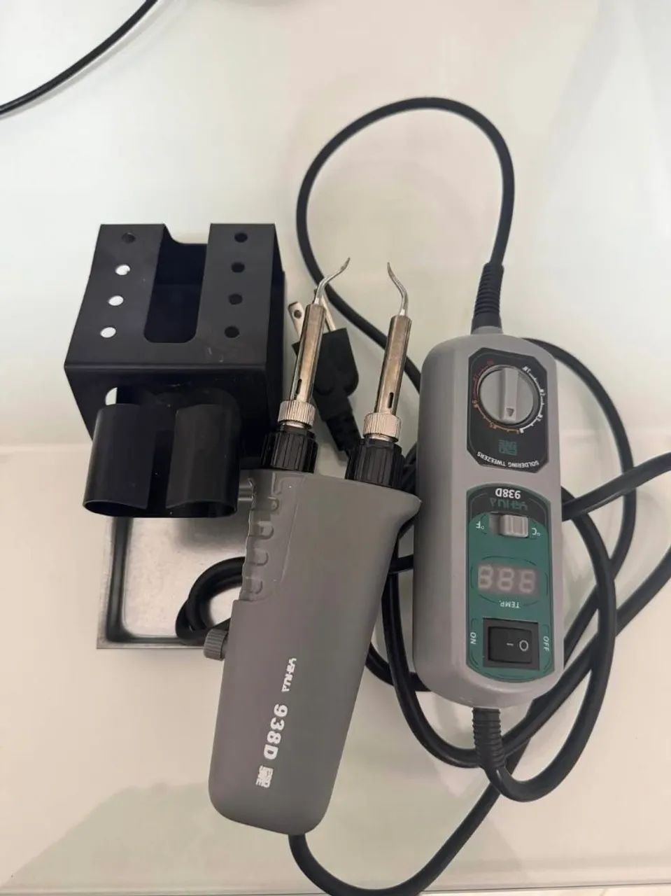 Kit câmera térmica, osciloscópio, multímetro, fonte, ferro de solda e microscópio. - Foto 2