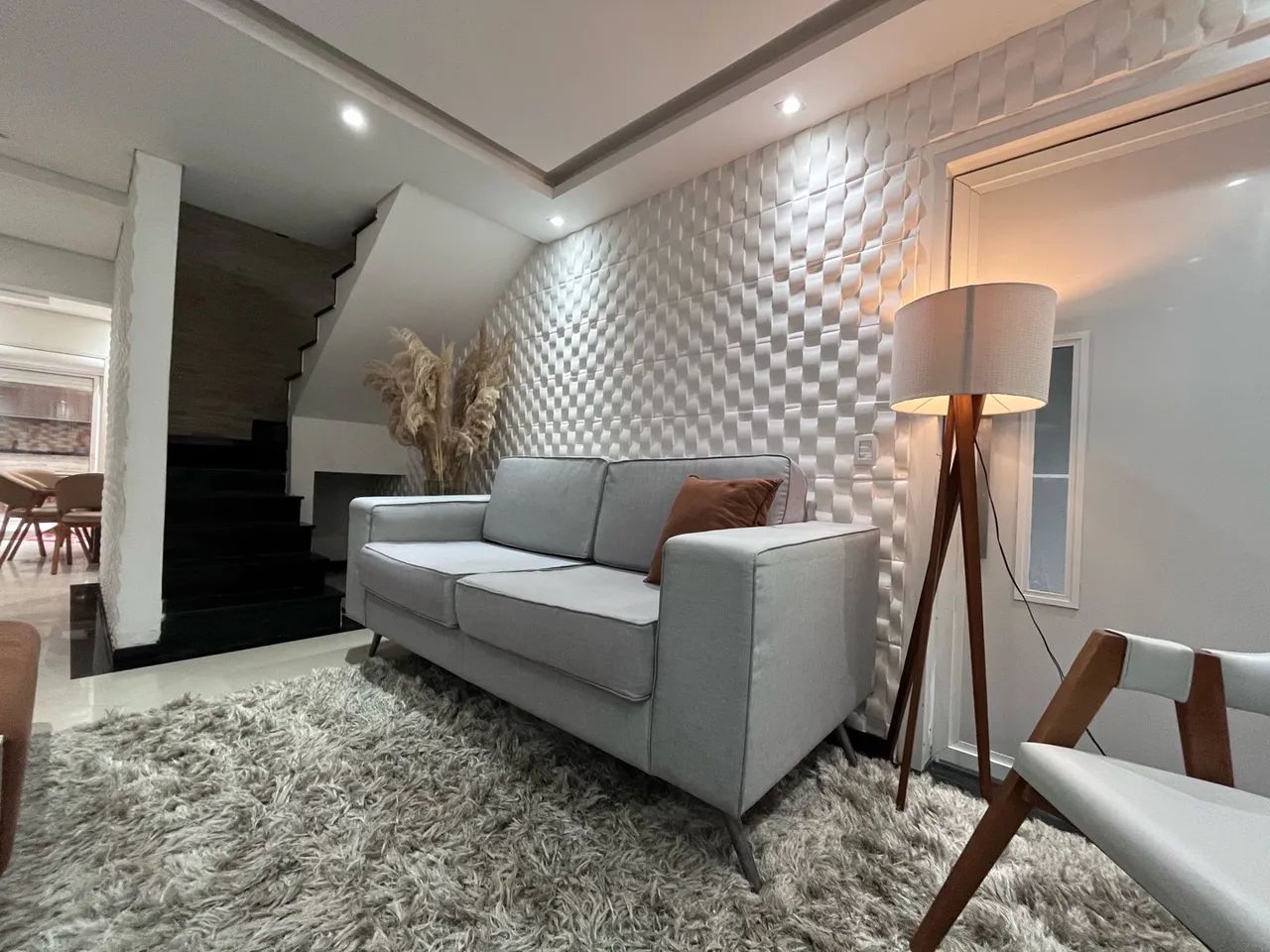 Lindo sofá slim living seminovo - Foto 5