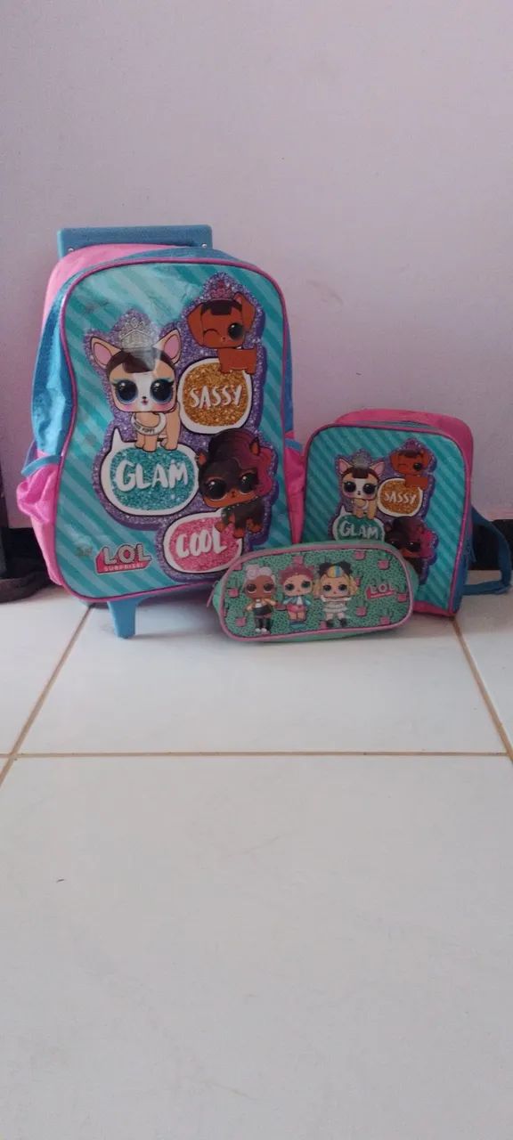 Kit mochila infantil 