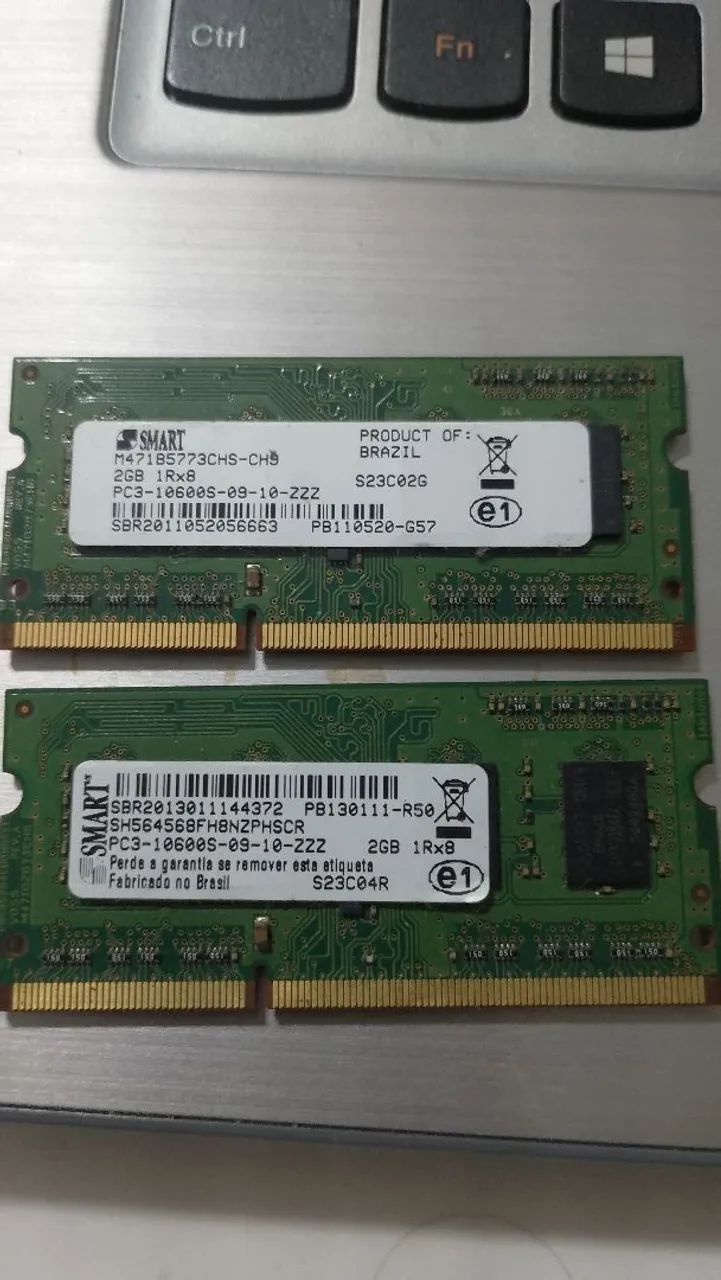 Memória ram DDR3 2X4GB