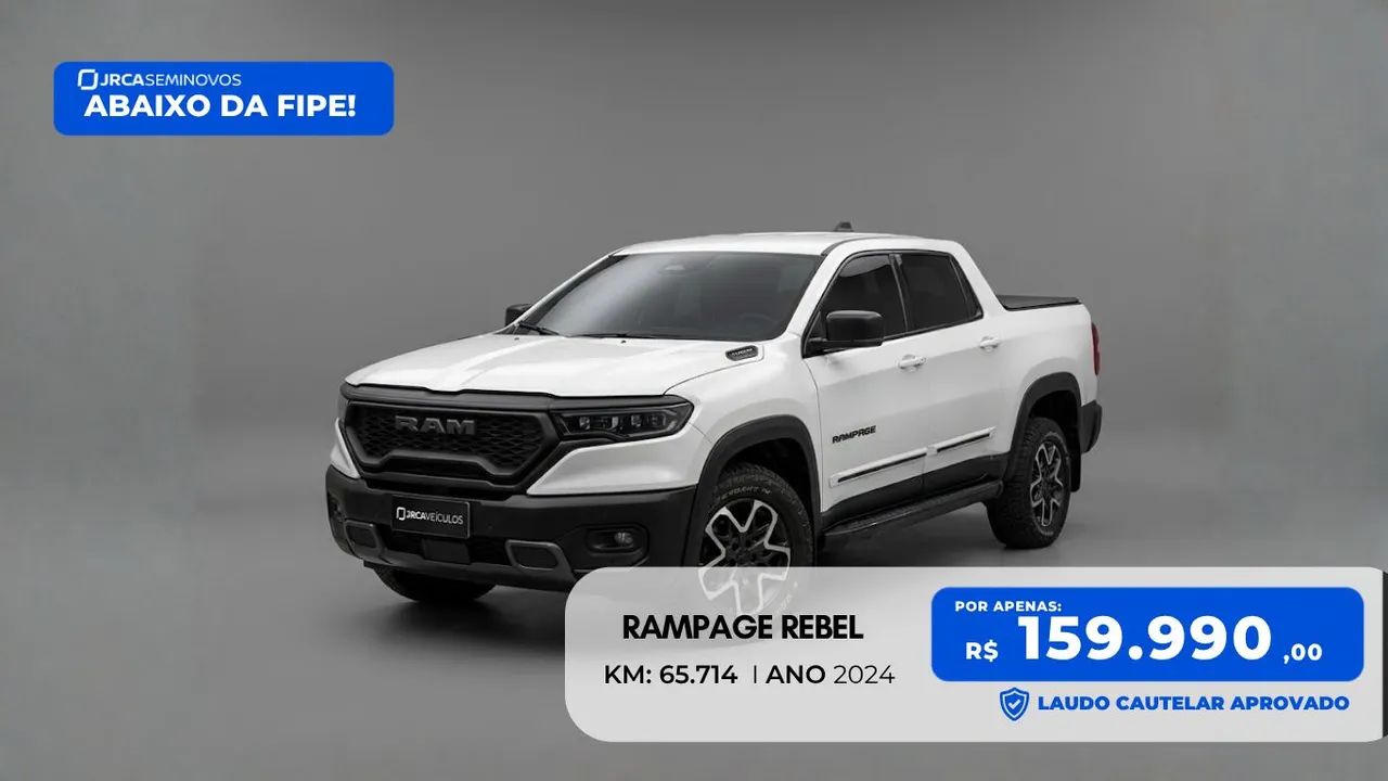 Ram Rampage RAMPAGE REBEL 2.0 TB CD 4X4 Diesel Aut. 2024