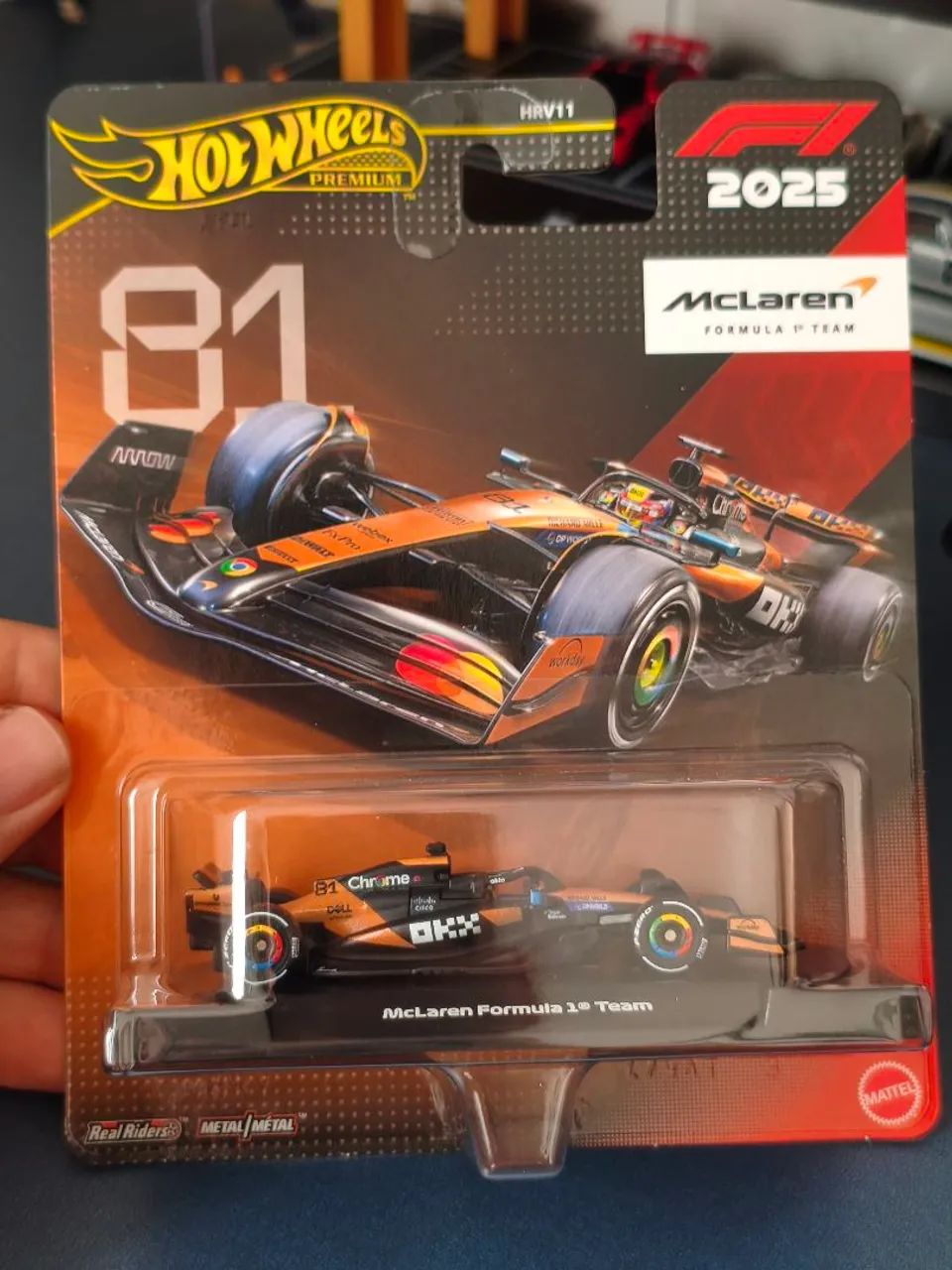 Hot wheels fórmula 1 mclaren premium