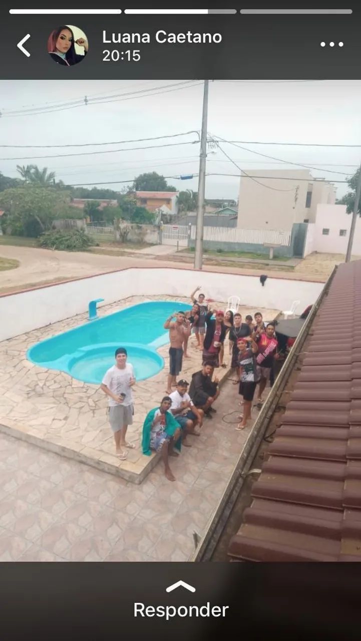 Casa de praia com piscina 8x4 para 15 pessoas  - Foto 6