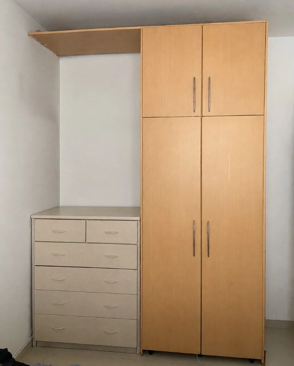 Guarda roupa + cômoda 