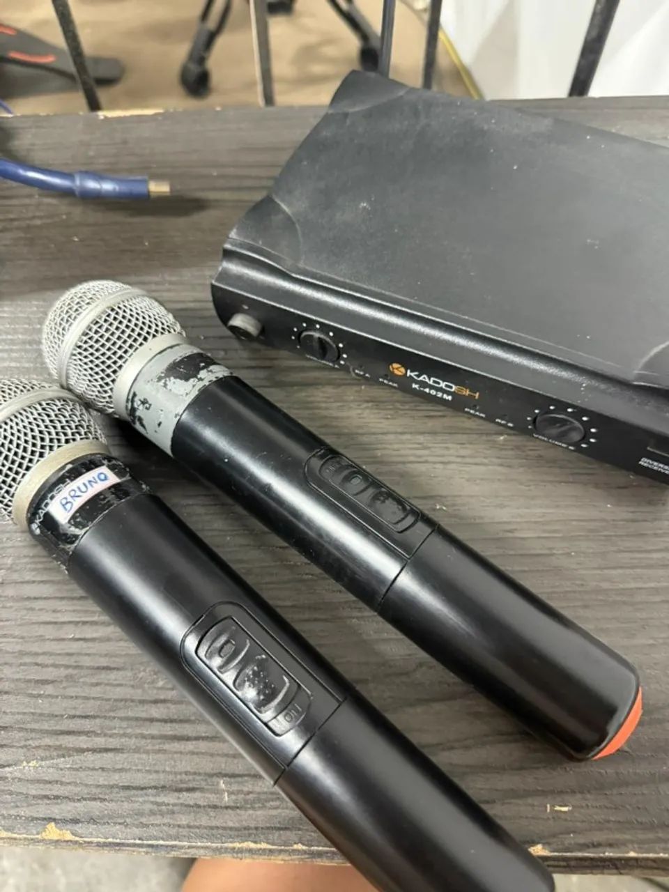 microfone e receptor Kadosh K-40265724023718401122