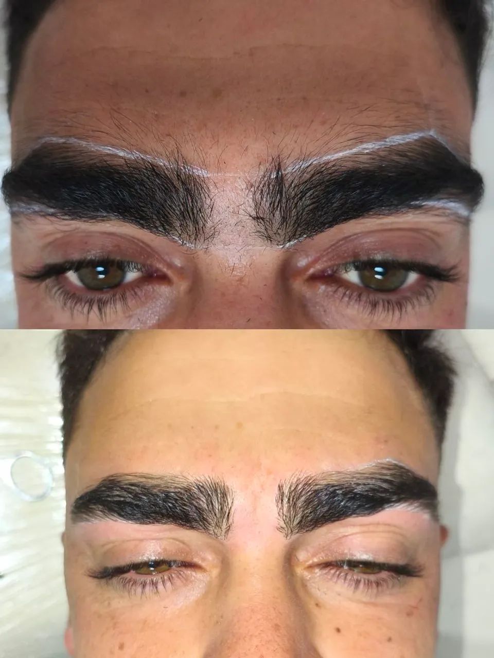 Depilação e designer de sombrancelhas.