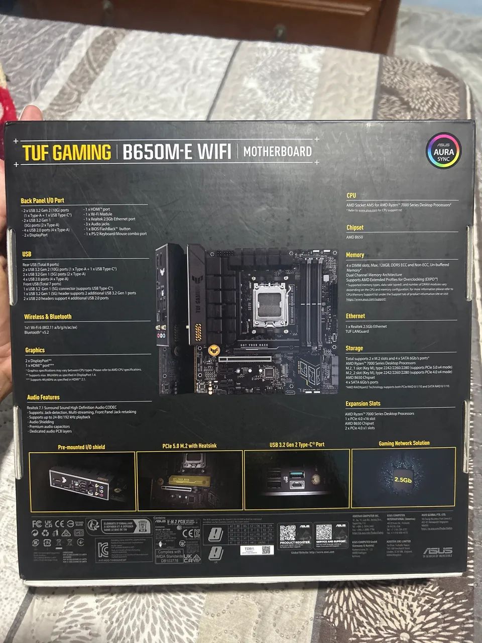 Placa Mãe TUF B650M-E - Foto 2