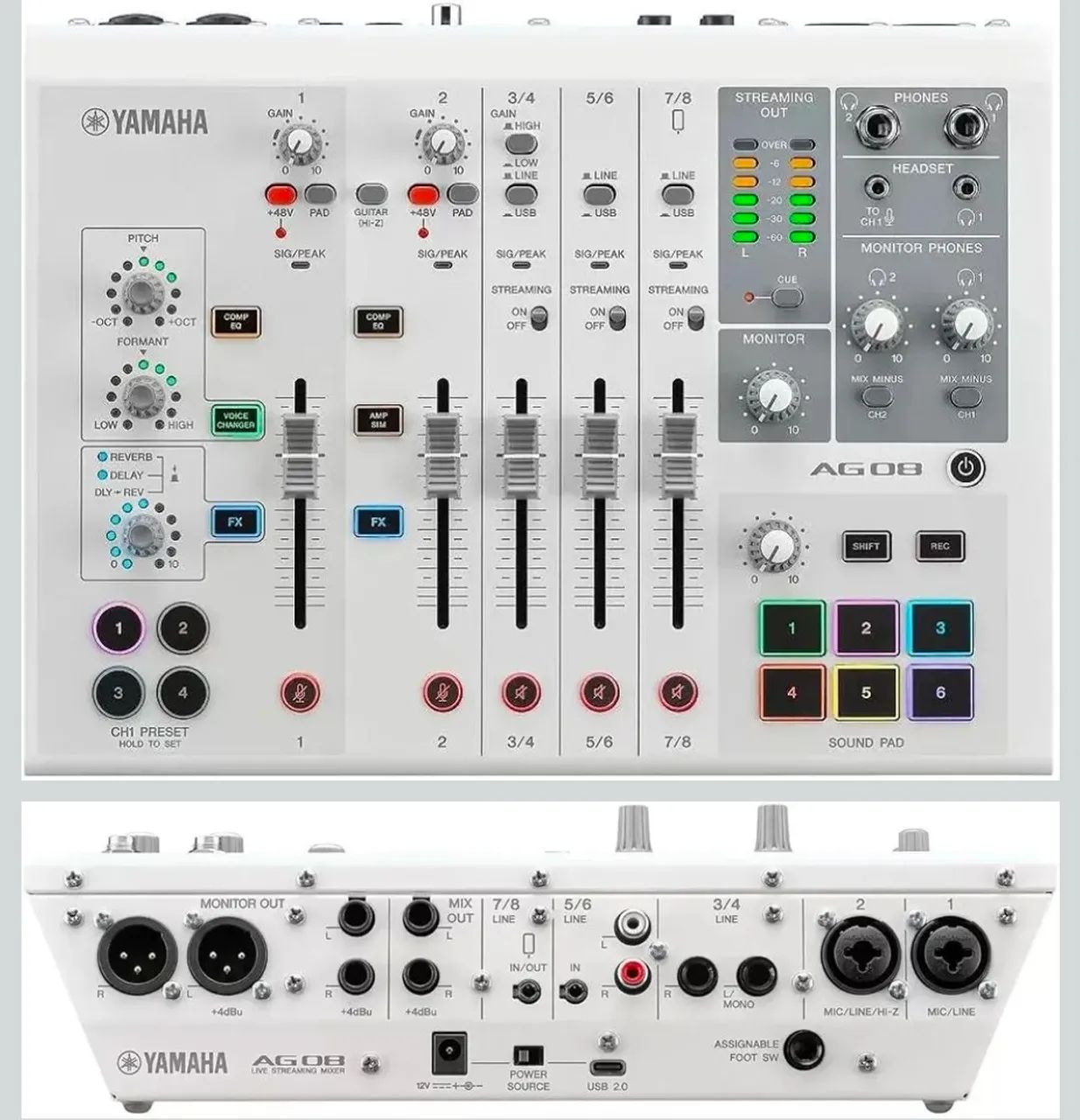 Mesa Streaming Yamaha Ag 08 - Foto 3