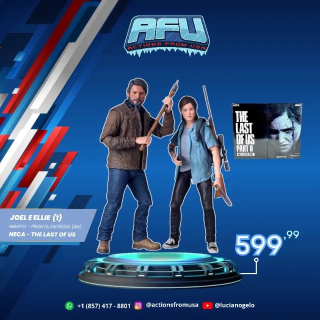  NECA Ultimate Joel & Ellie 2-Pack de The Last of Us Part II