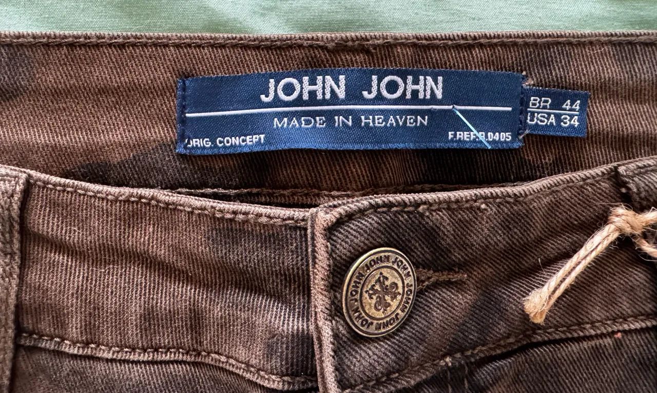 Jeans camuflado John John Fem 44 - Foto 3
