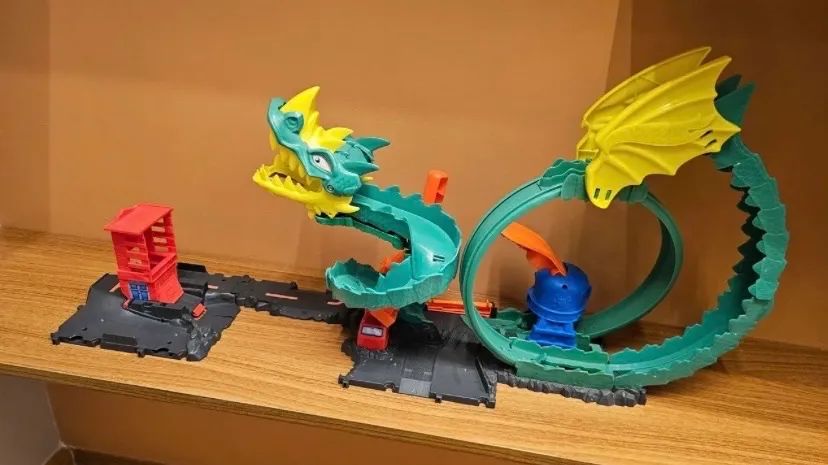 Pista Hot Wheels Dragão com Looping + Lançador (Completa)  - Foto 3