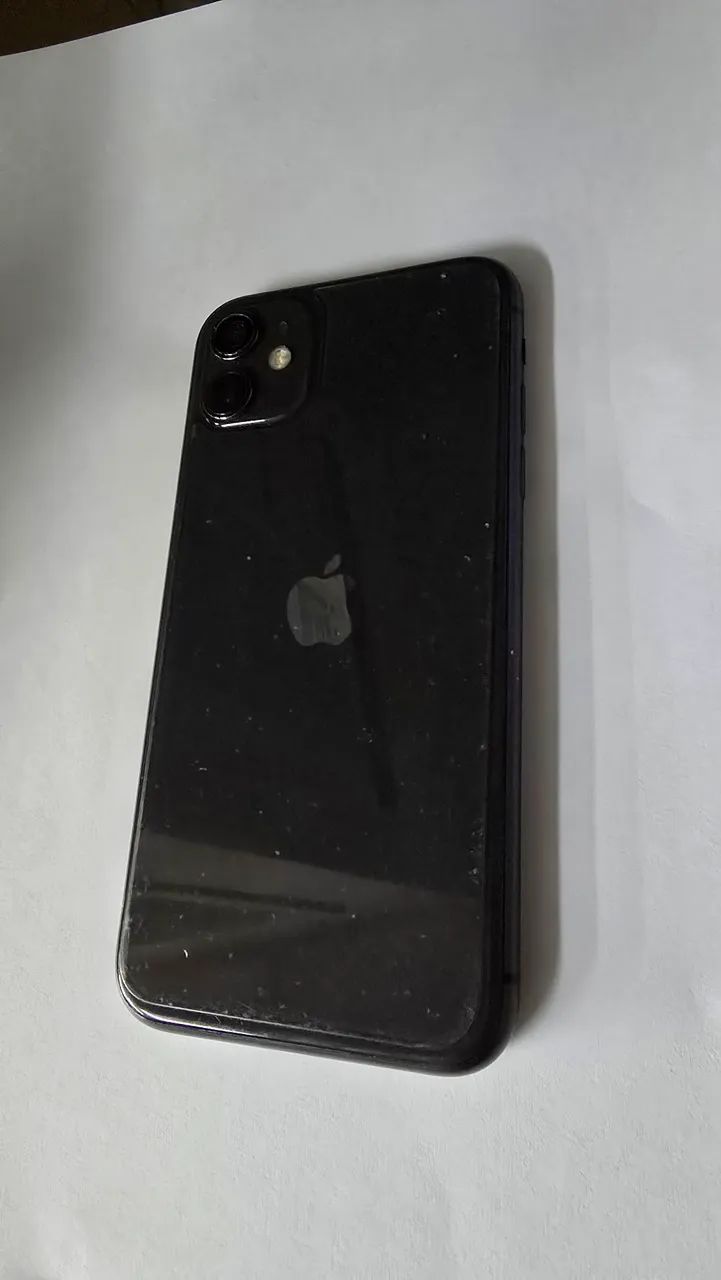動作確認済 iPhone 11 128GB ID N8821 iPhone 11 128GB Preto - Face ID OK | Revisado | Testado