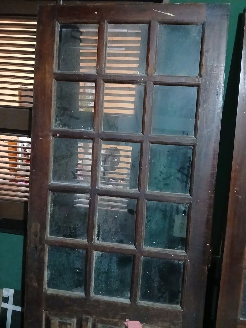 Porta de madeira com vidro  - Foto 5