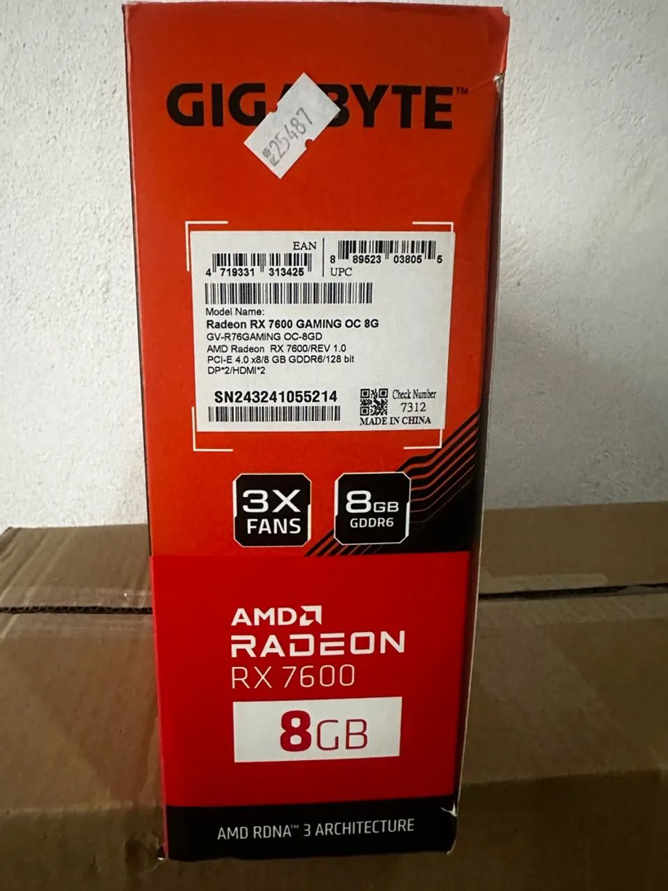 PLACA DE VÍDEO AMD RX7600 8G - Foto 2