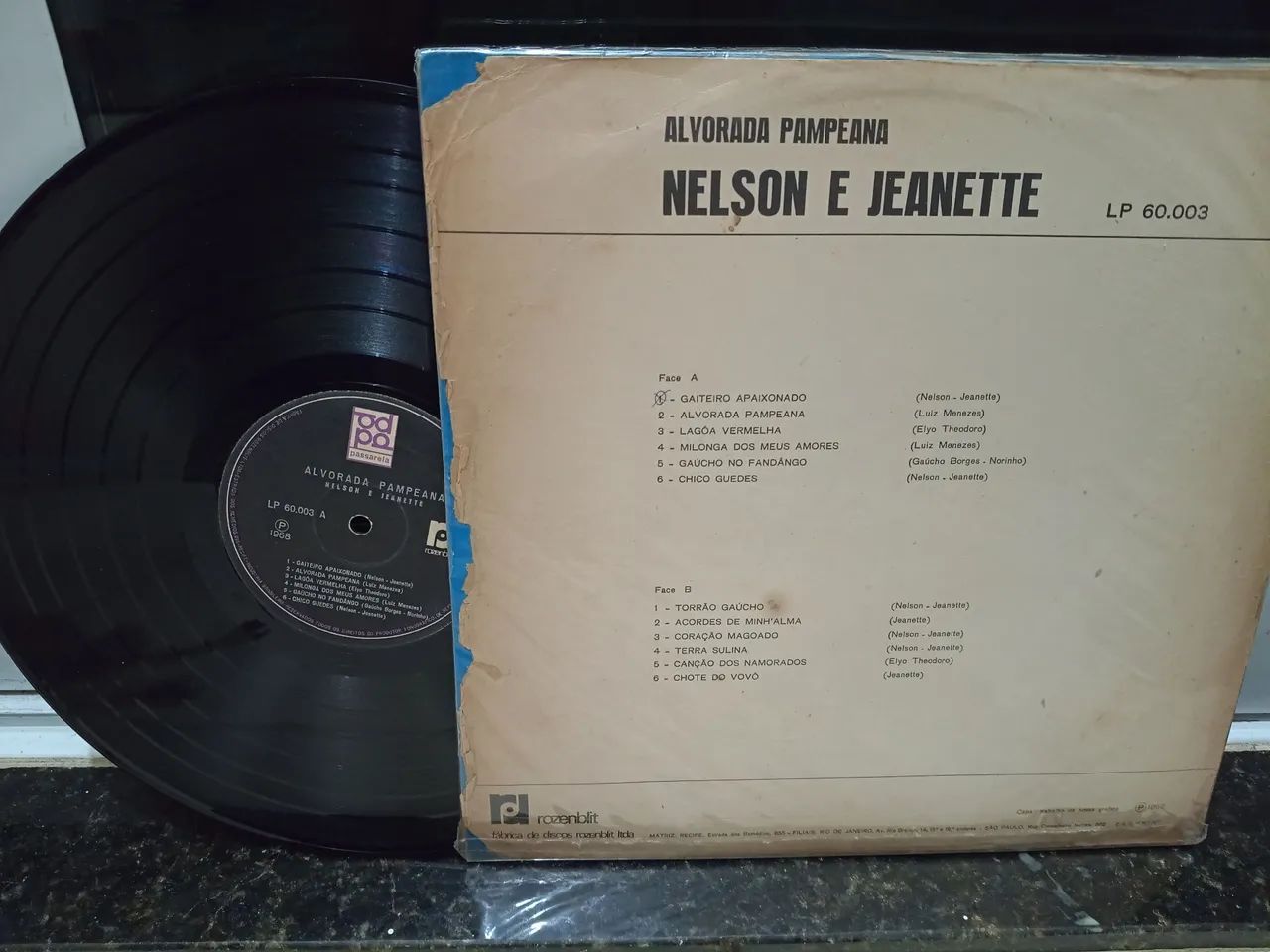 Lp música gaúcha Nelson e Jeanette  - Foto 4