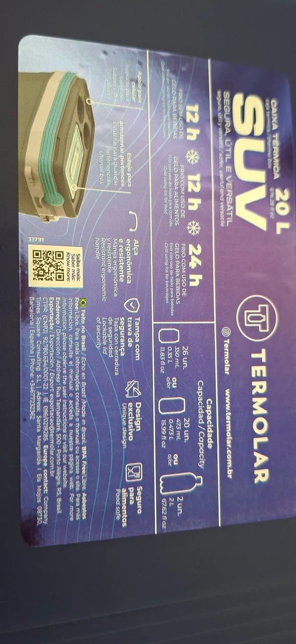 Vendo caixa térmica 20L nova - Foto 4