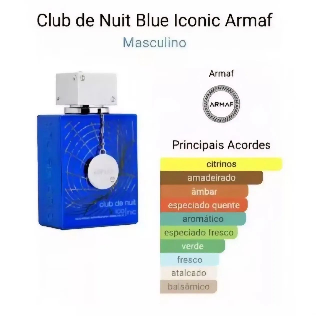 Perfume Árabe Club de Nuit Iconic 105ml Original  - Foto 2