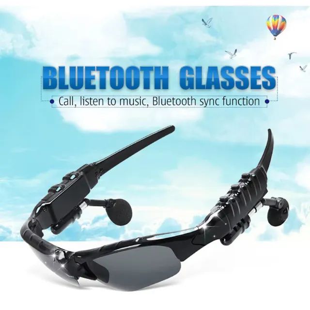 Óculos de sol com fone de ouvido Bluetooth - Foto 3