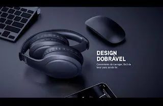 Fone De Ouvido Headphone Dapon H02d Bluetooth 5.1 Com Microfone