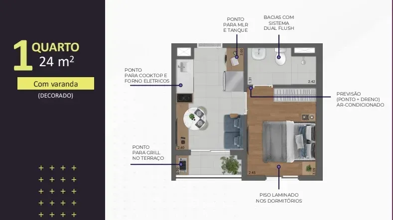 PLANTA 24m²