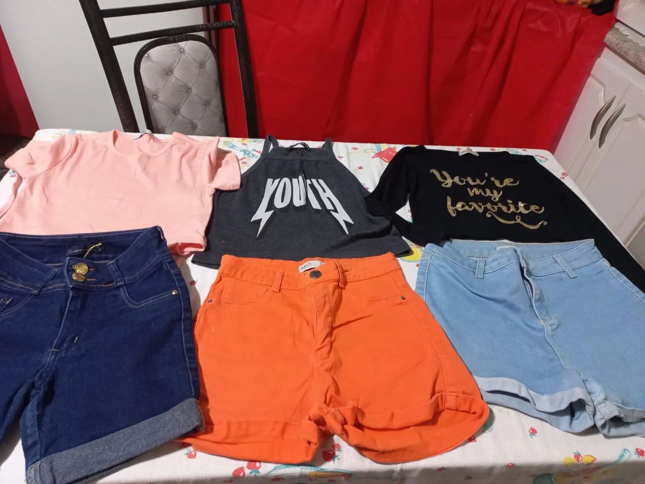 Roupa juvenil Tam 16.  Lote com 20 peça  - Foto 2