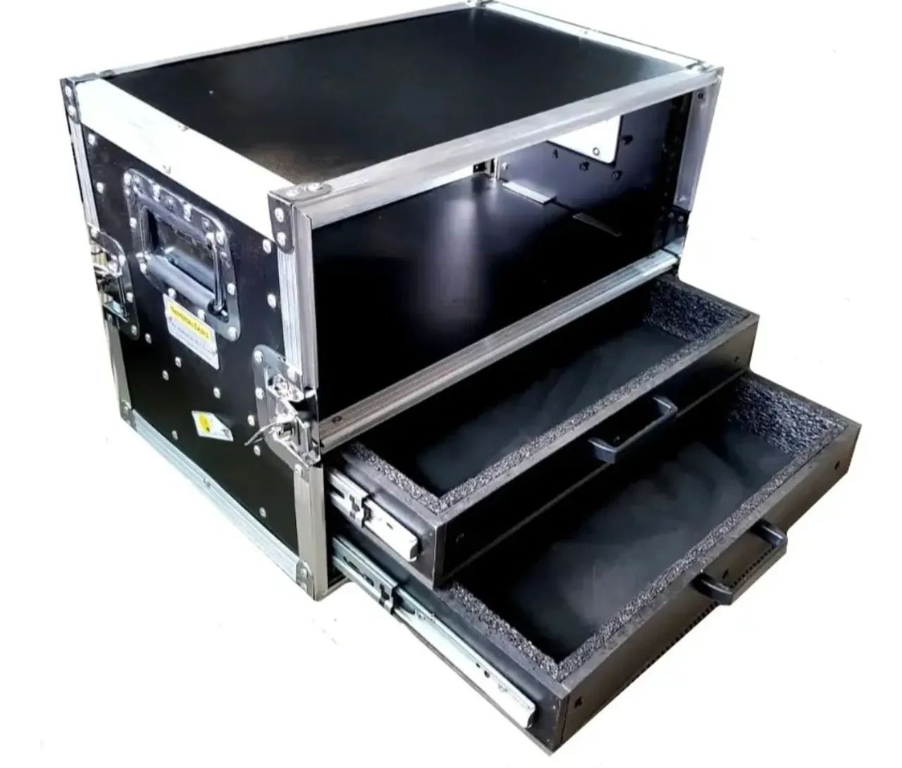 Kit de microfone e HARD case para sonoplastia 