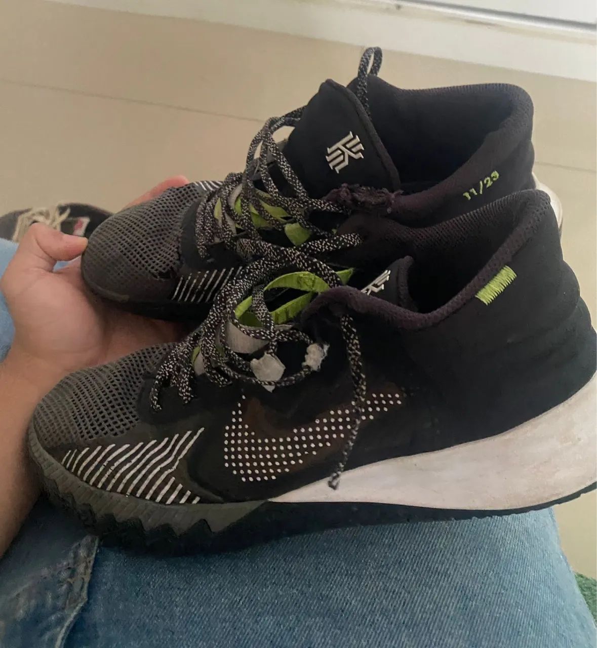 Tênis de basquete Nike Kyrie Flytrap 5 EP Black Cool Grey