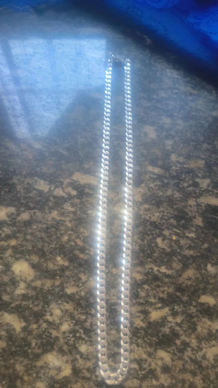 Corrente de prata 10 ml - Foto 2
