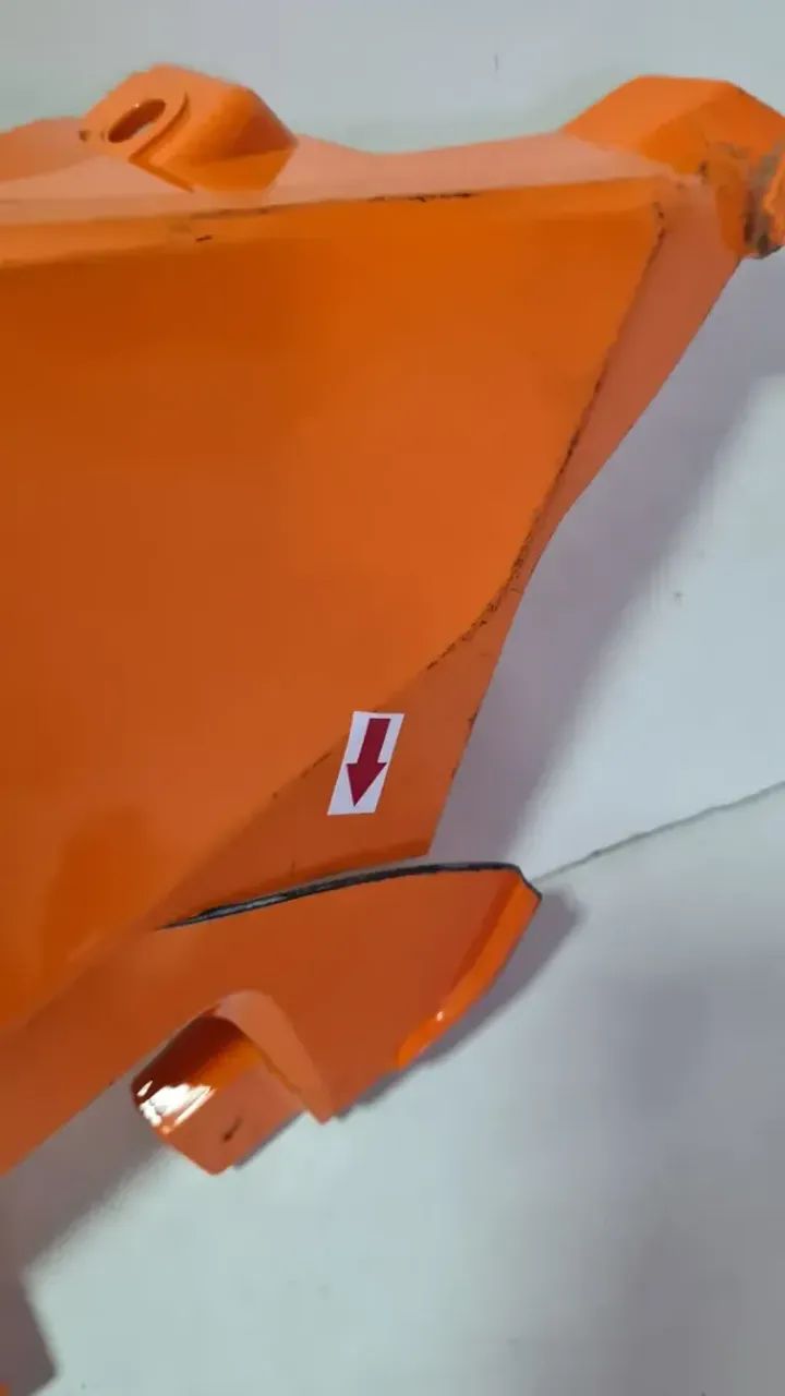 Carenagem Capa Tanque Esq Cg 160 Fan Titan 25/25 C/det 61336 Laranja - Foto 4