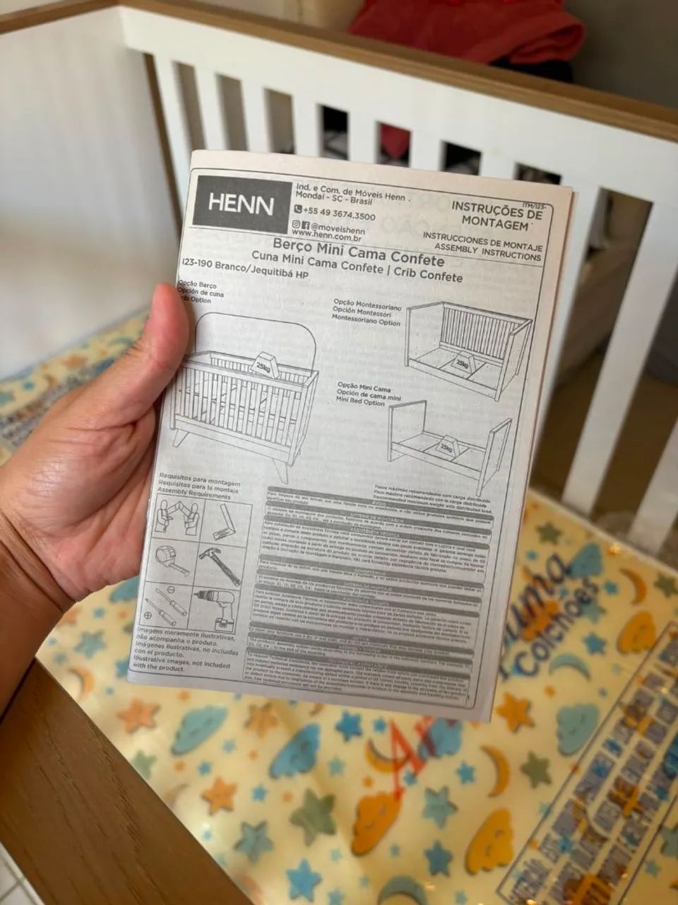 Berço novo com colchão  - Foto 3