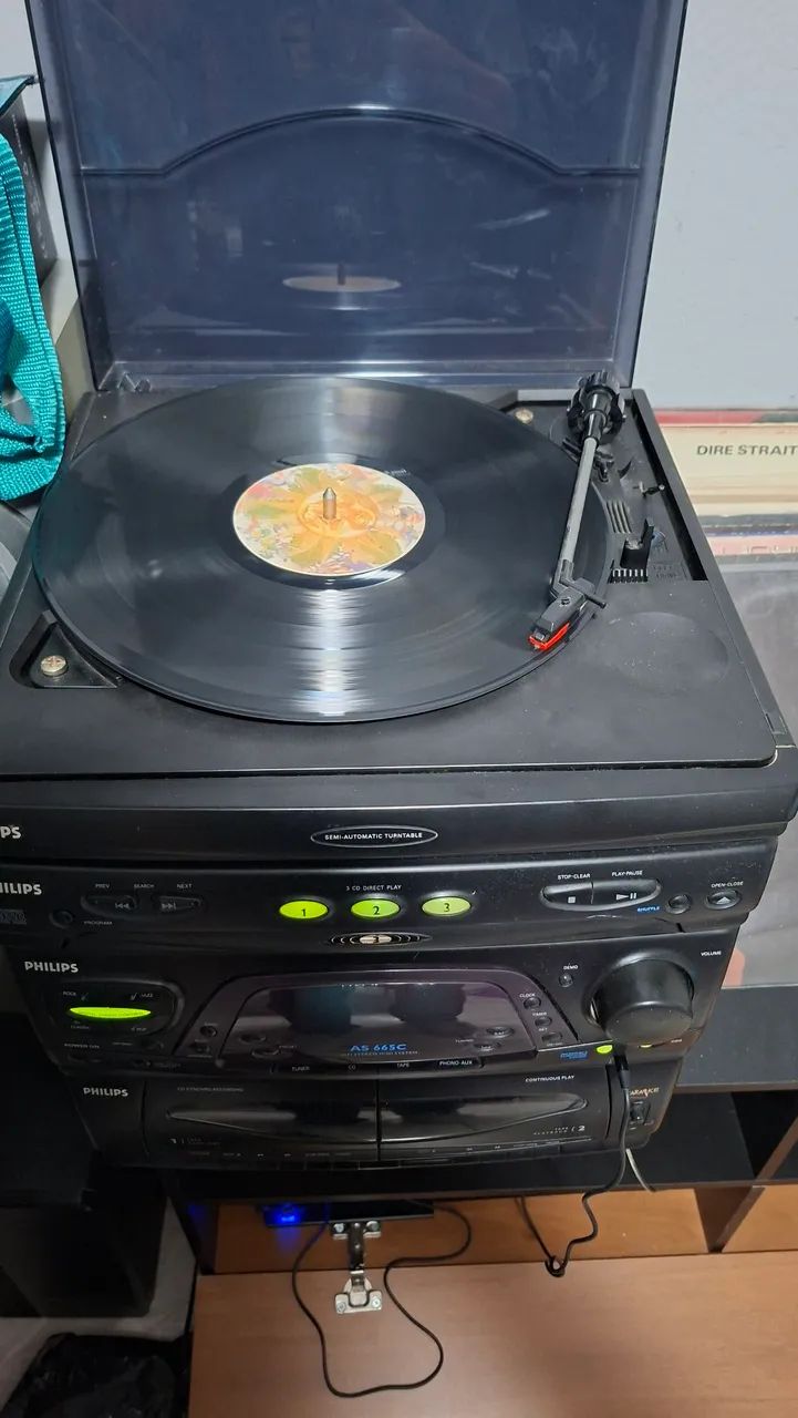 Toca disco 3 em 1 Philps AS 665C - Foto 2