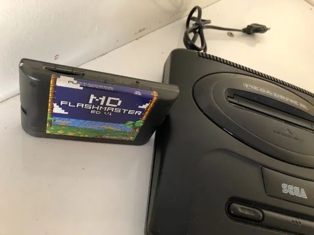 Mega Drive 3 + EVERDRIVE + Acessórios e controle Impecável, funcionando 100% ENVIO OLX PAY - Foto 2