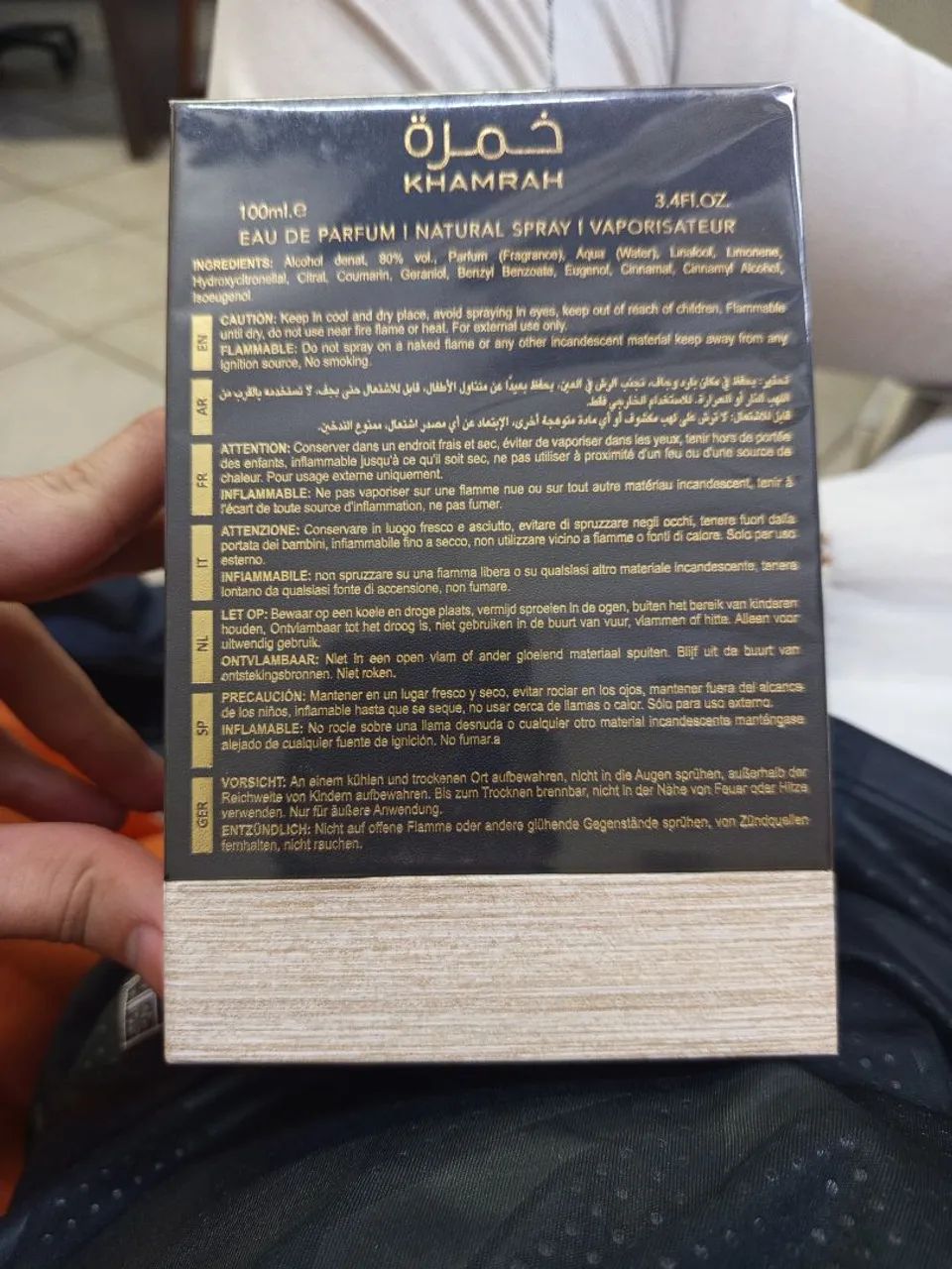 khamrah lattafa perfume masculino 100ml original  - Foto 3