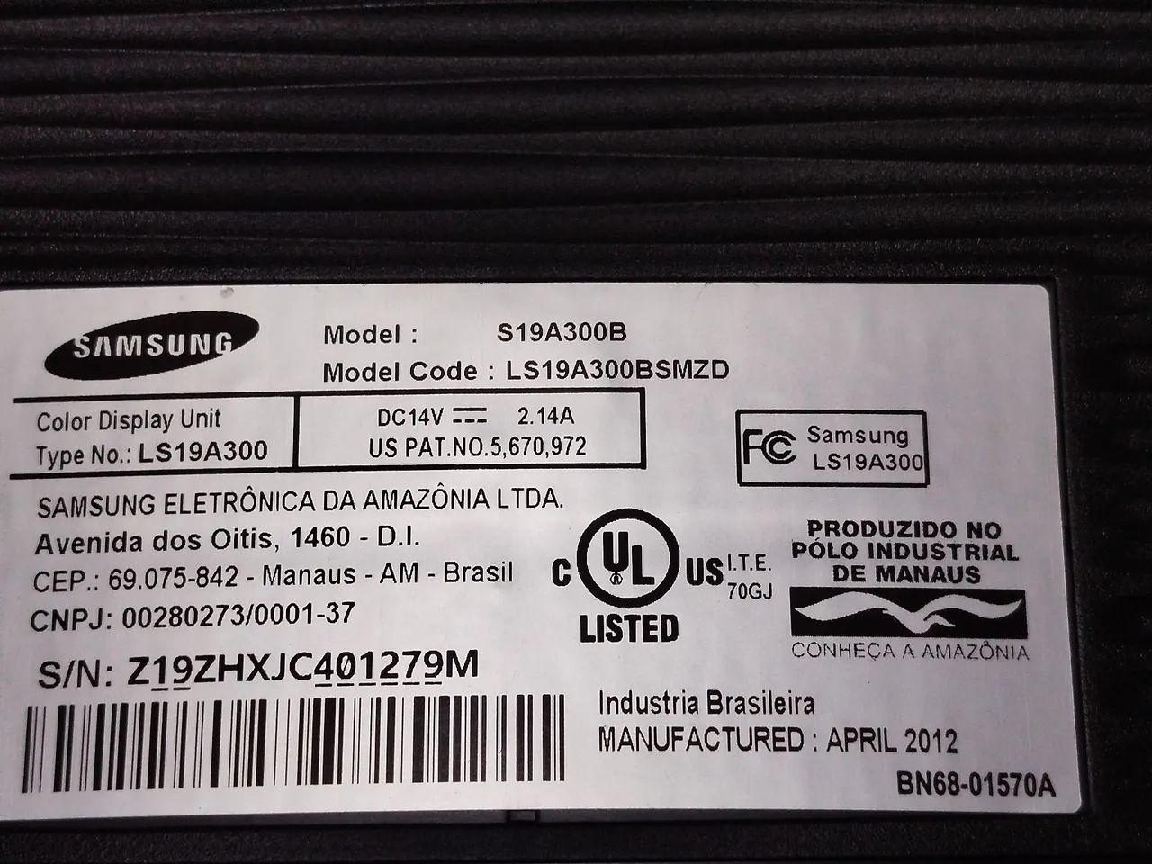 Excelente Monitor Samsung 19 polegadas  - Foto 2