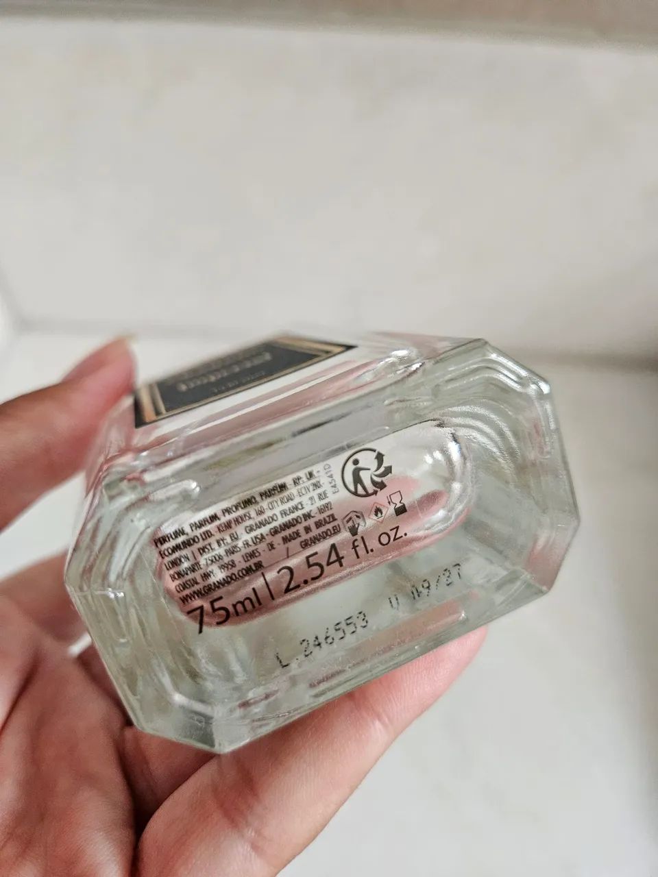 Frasco vazio Perfume Imperial Granado 75 ml - Foto 3