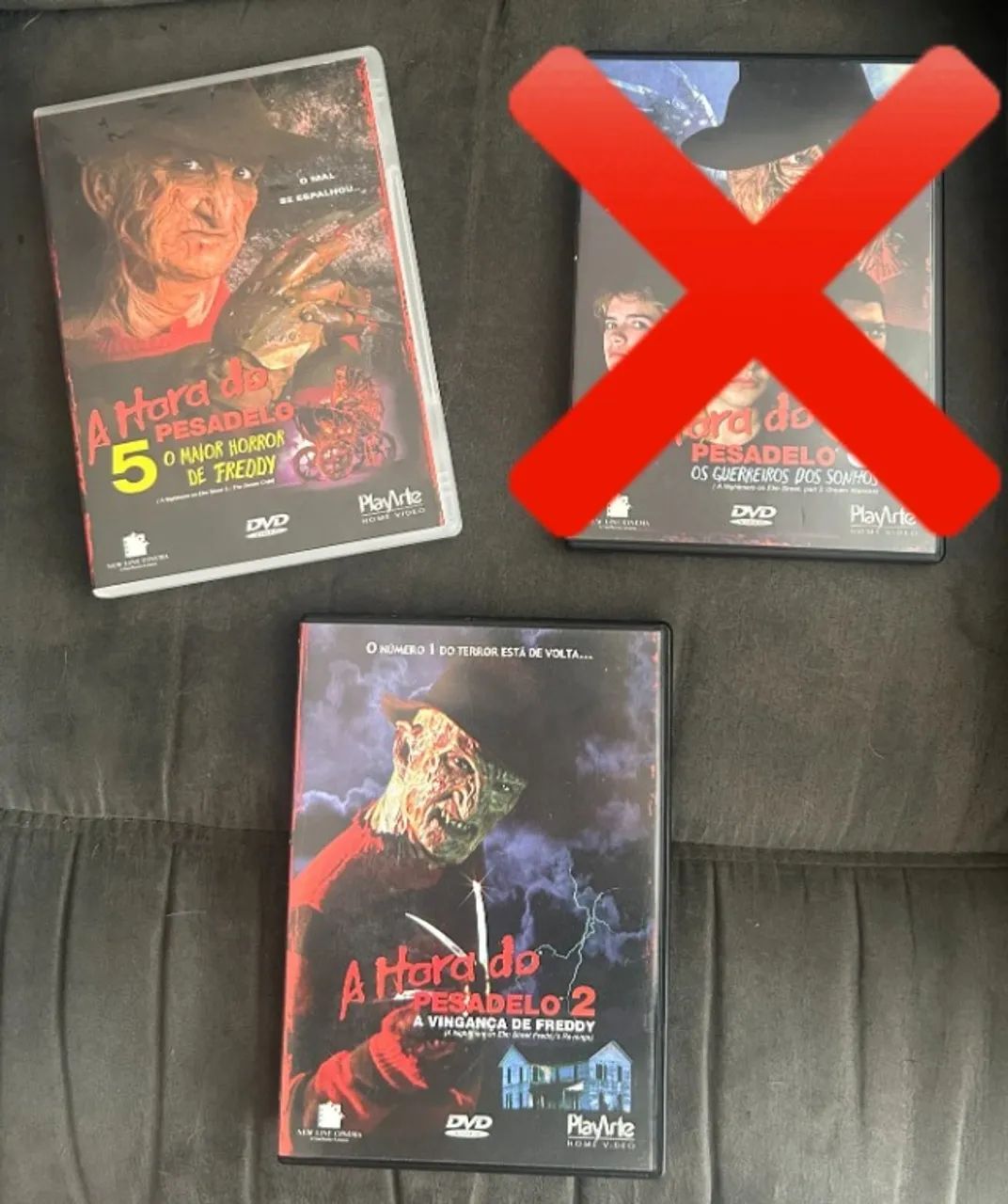 DVDs A HORA DO PESADELO 2 E 5 