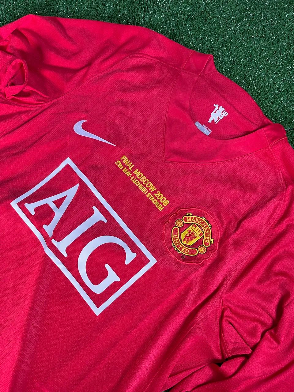 Camisa Manchester United Titular 2007/08 - Manga Comprida - Foto 5