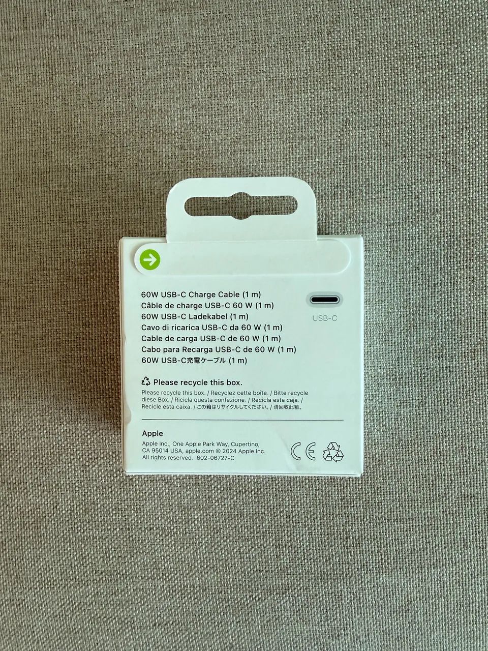 Cabo USB-C Apple Original - Foto 2