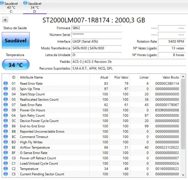 HD SEAGATE 2 TB - Foto 2